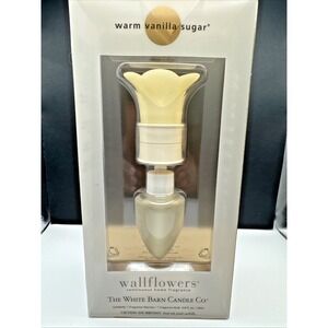 The White Barn Candle Co. Warm Vanilla Sugar Wallflowers Warmer Bulb Set New